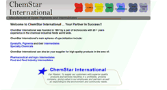 Desktop Screenshot of chemstar.biz